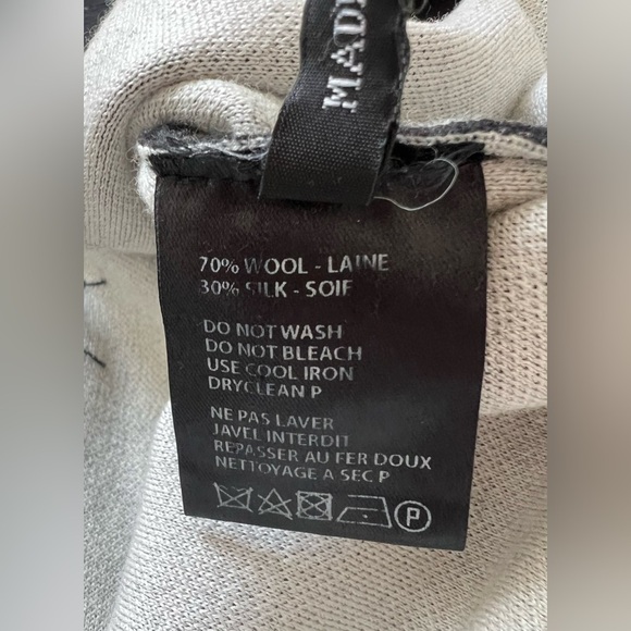 Haider Ackermann Black Wool Silk Blend Longline Open-Front Cardigan Sweater S - Picture 7 of 7